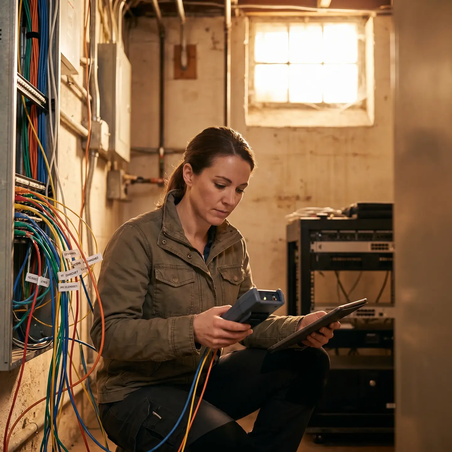 Cabling infrastructure maintenance