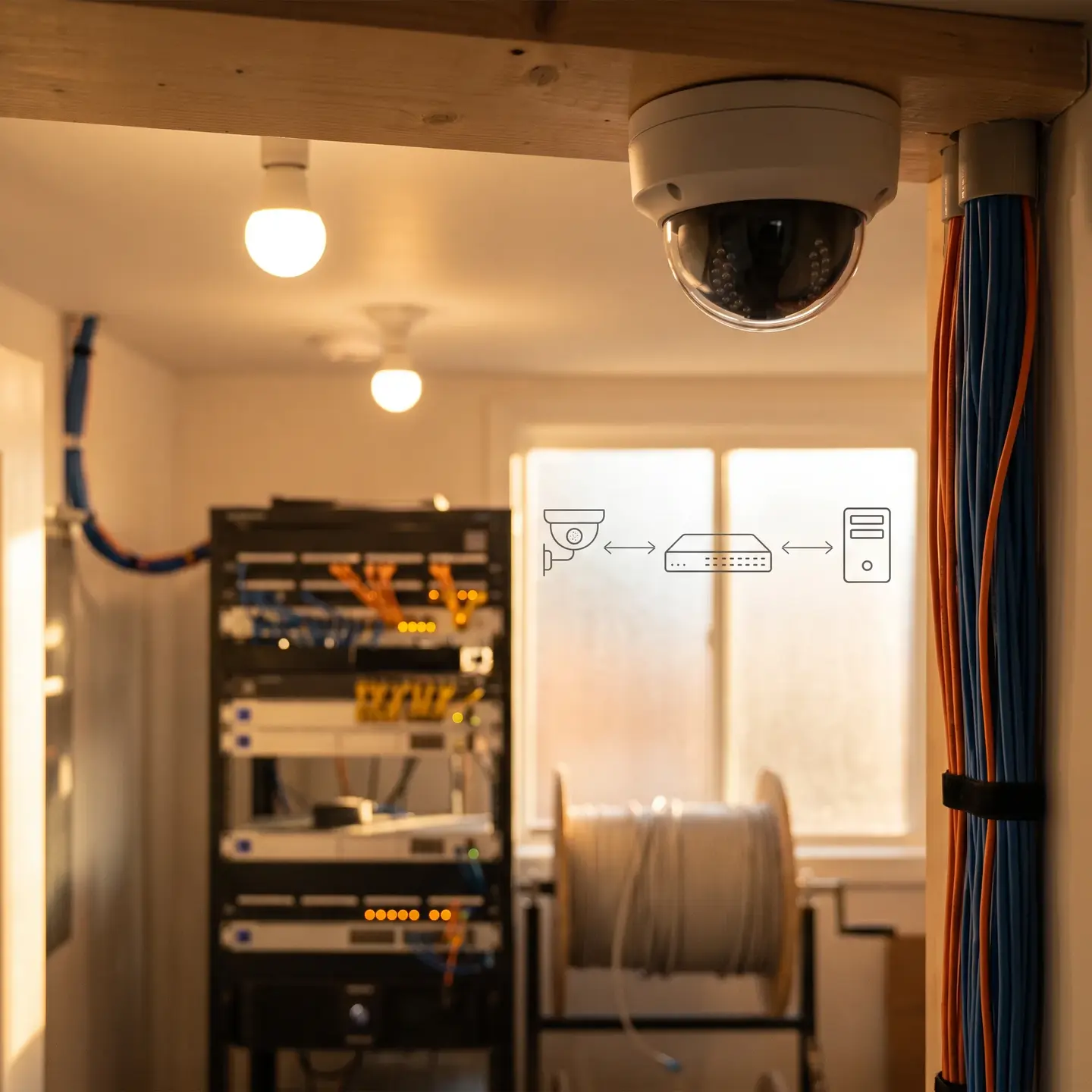 Camera and cabling integration