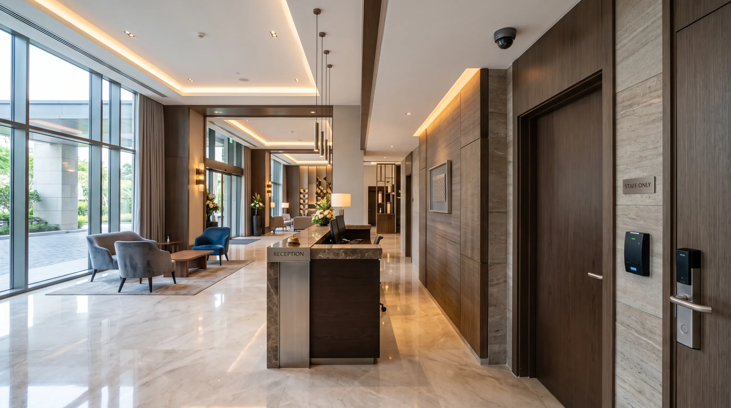 hospitality security hotel lobby reception