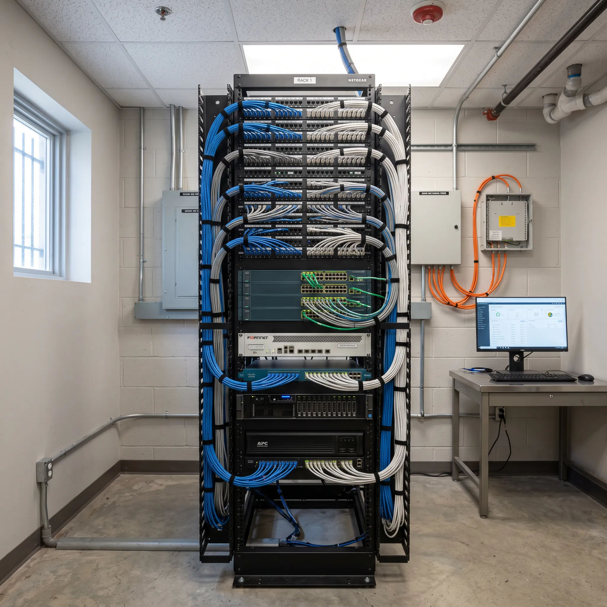 hospitality security hotel network equipment room