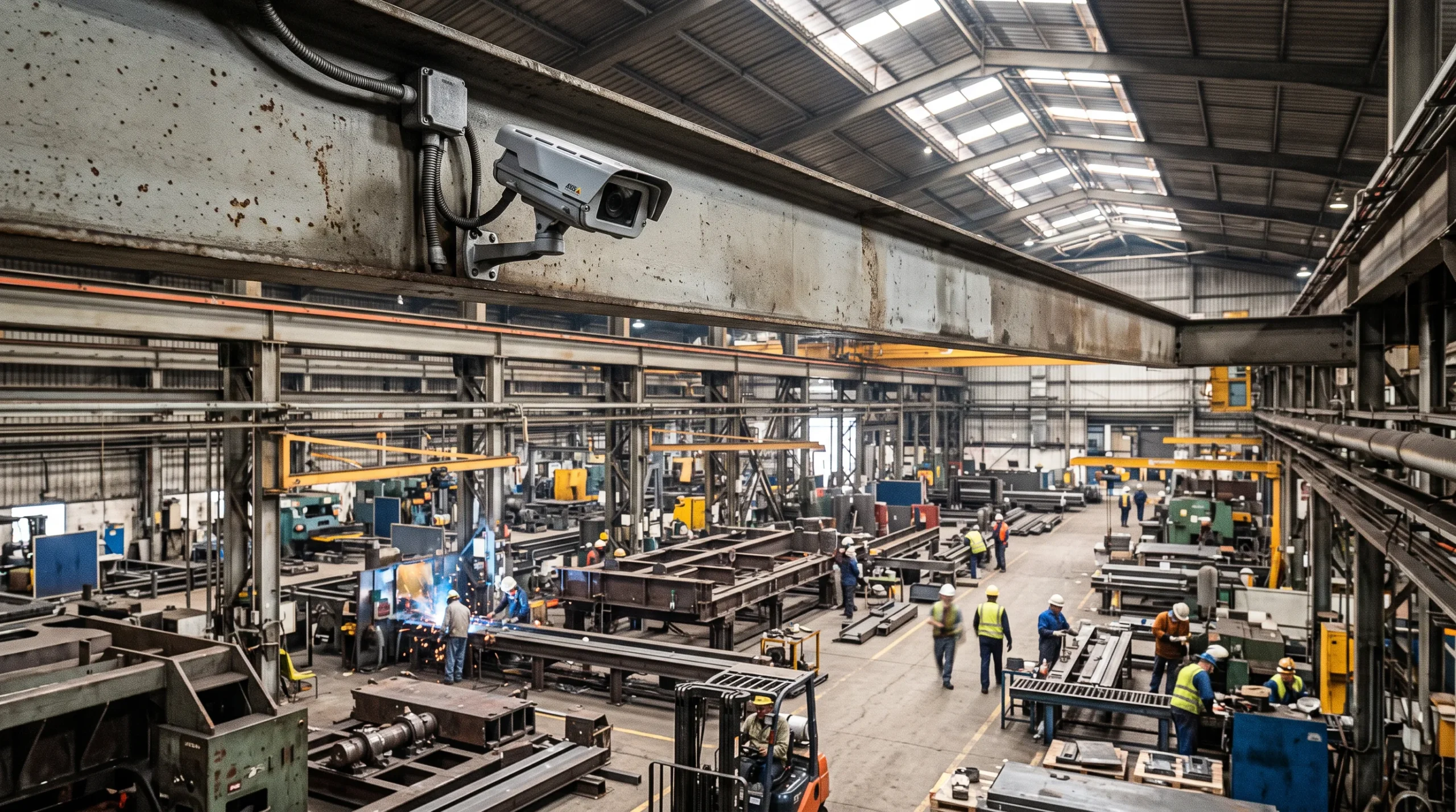 industrial security manufacturing floor camera