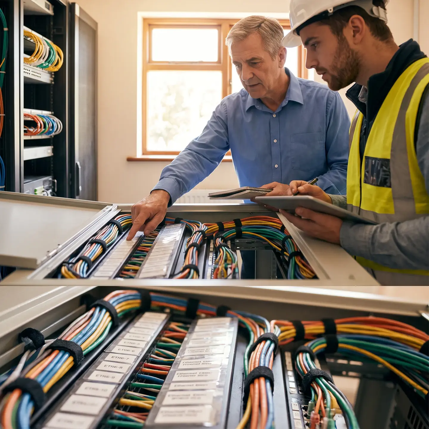 Inspection of cable installation