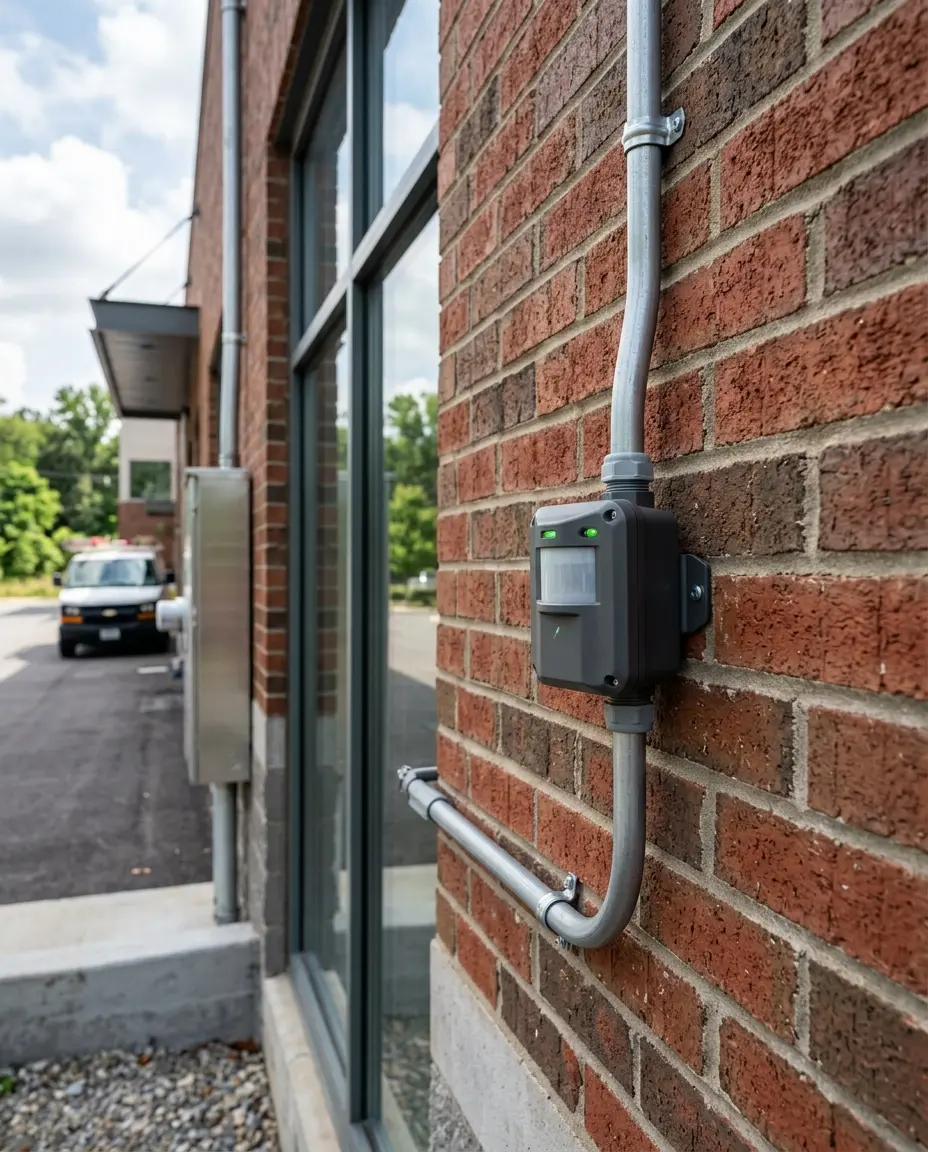 intrusion alarm perimeter sensor commercial building