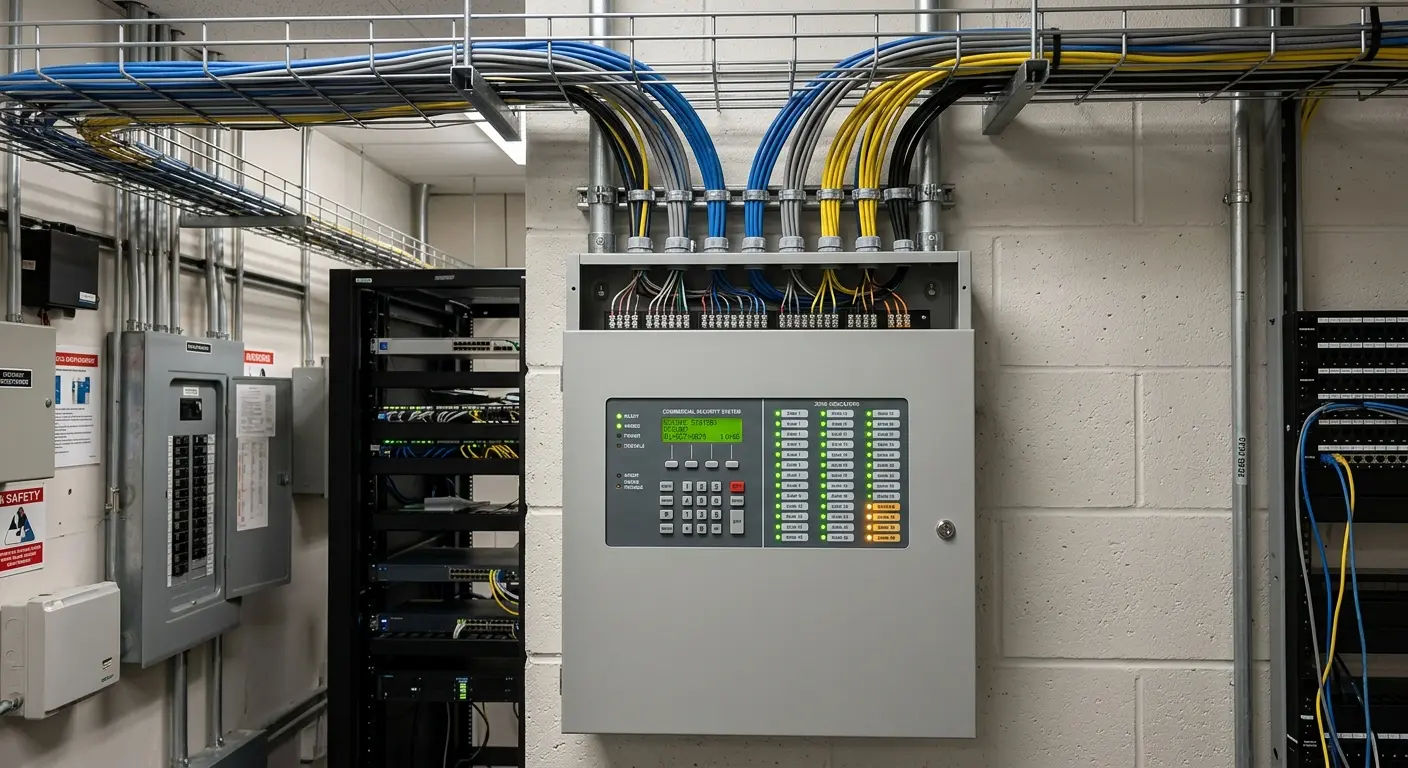 intrusion alarm system commercial dsc panel