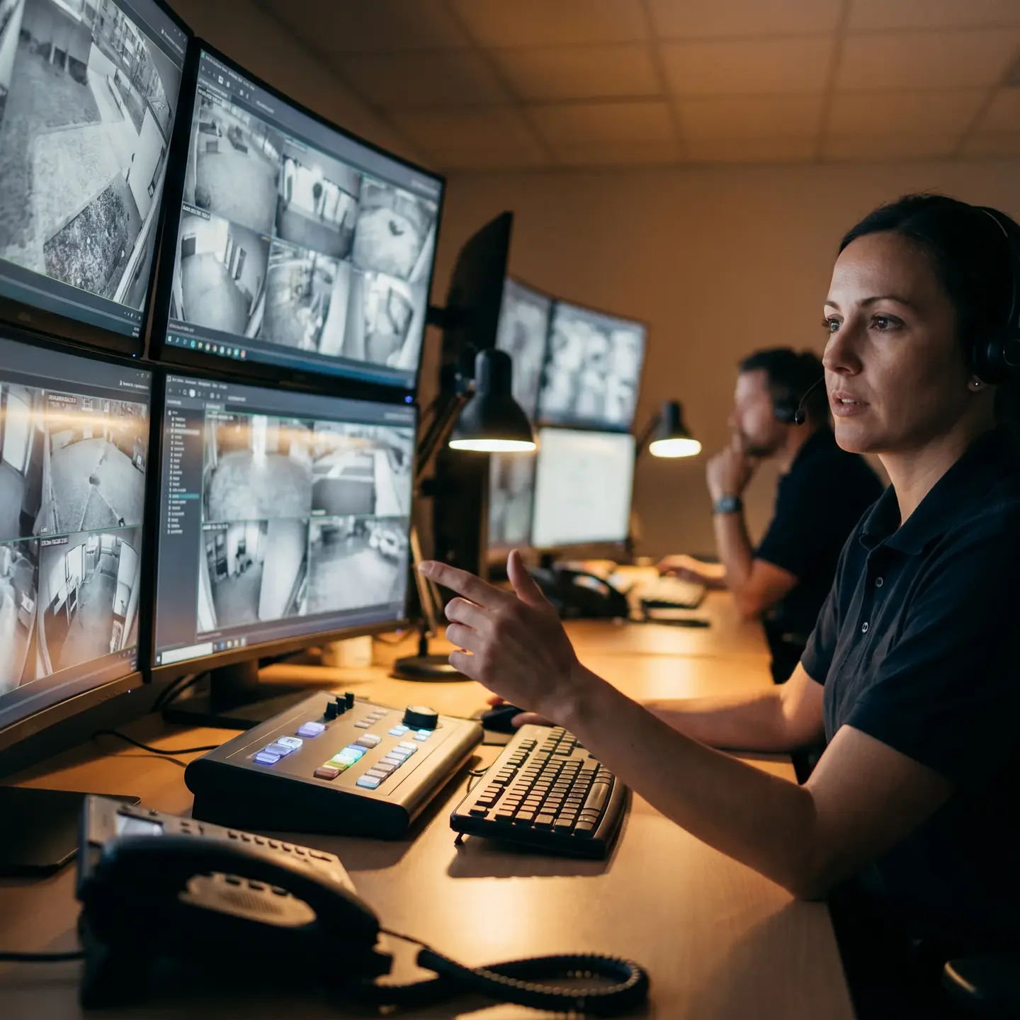 Operator live feed review