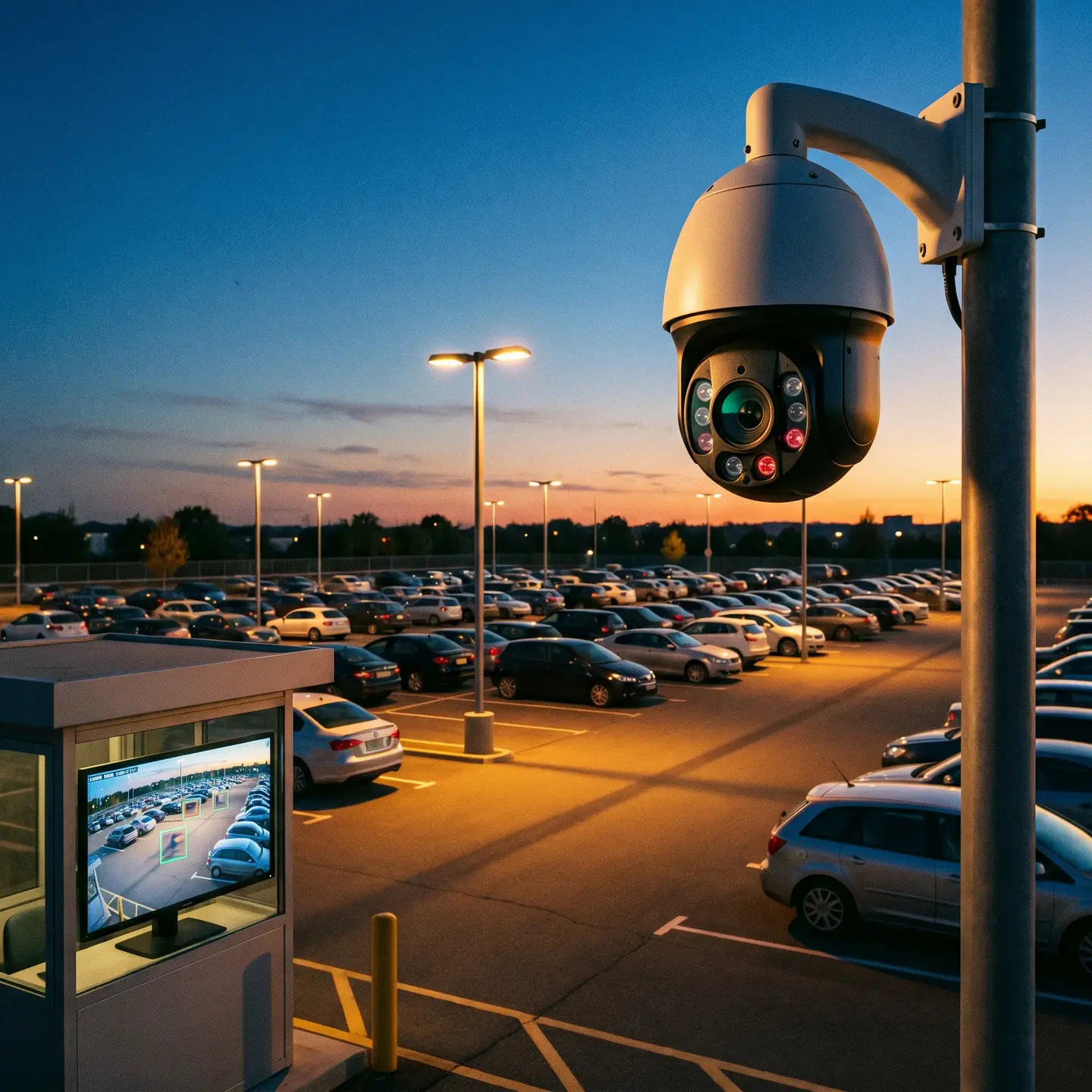Parking lot PTZ camera