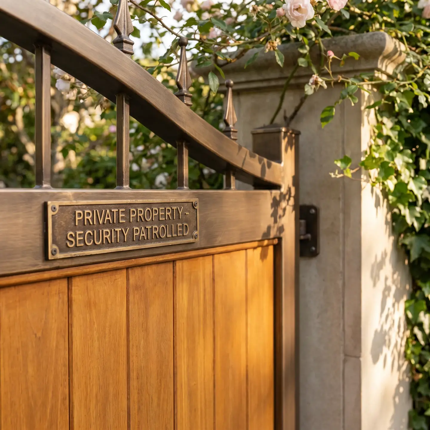 Perimeter security gate