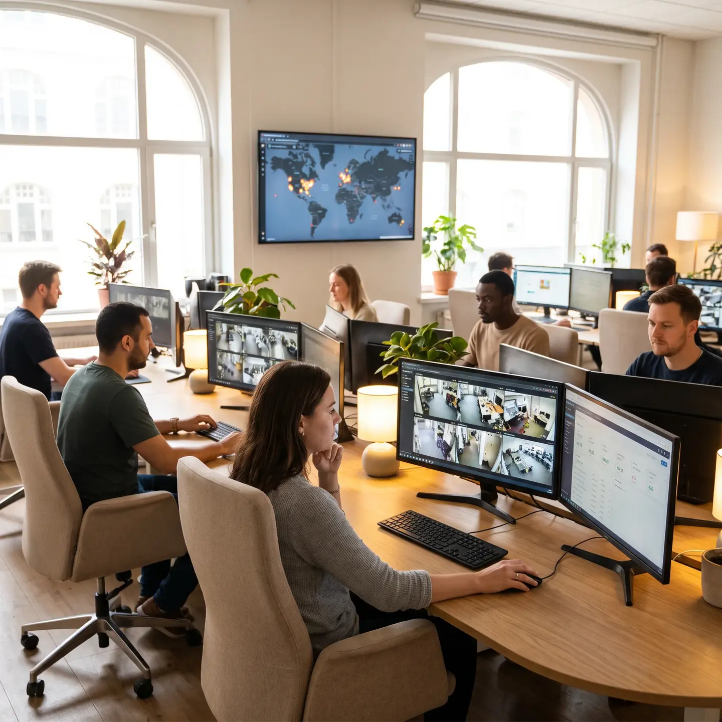 Multi-site dashboard monitoring