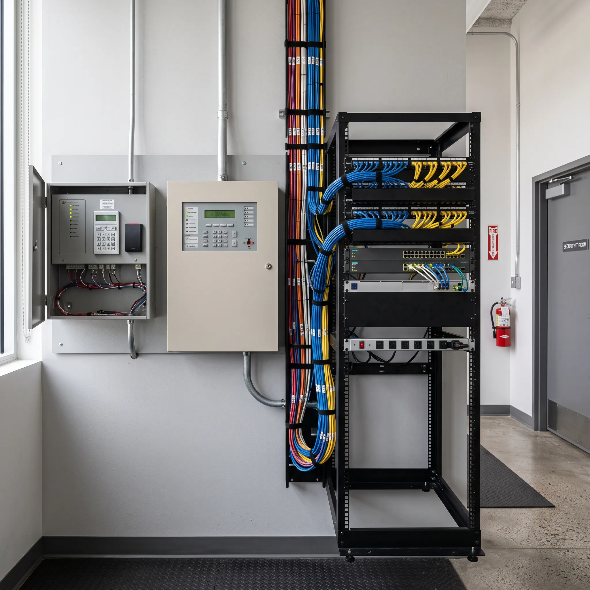 security solutions equipment room panels