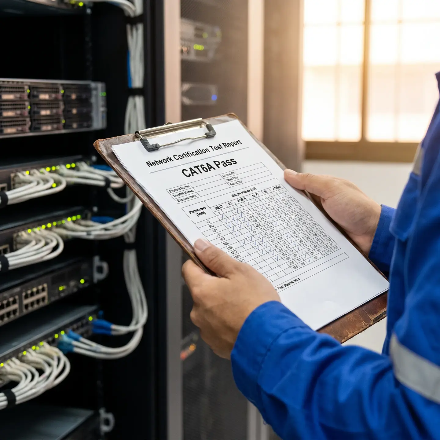 Certification test results