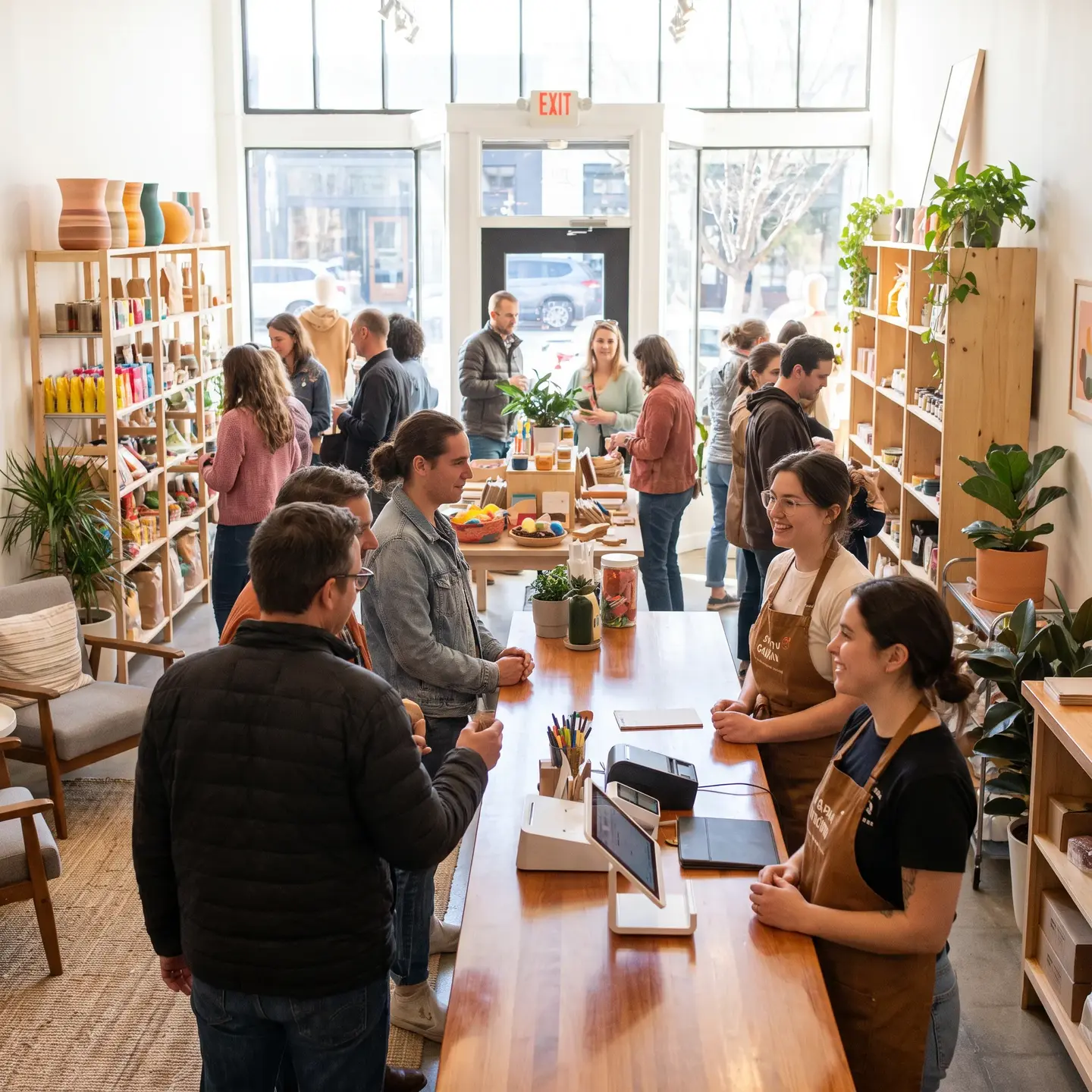 Retail store customer traffic