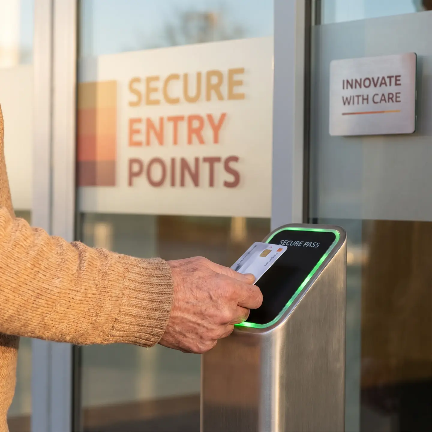 Using access control card